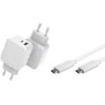 CoreParts MBXUSB-AC0014 mobile device charger Universal White AC Fast charging Indoor
