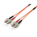 Equip SC/SC Fiber Optic Patch Cable, OS2, 10m