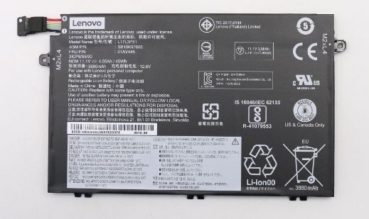 Image of Lenovo Battery 3c 45Wh LiIon LGC - Approx 1-3 working day lead.