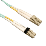 Tripp Lite N836-02M 10Gb Duplex Multimode 50/125 OM3 LSZH Fiber Patch Cable (Mini-LC / LC) - Aqua, 2M (6 ft.)