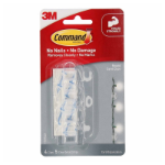 COMMAND CMD Cord Clip 17017CLR Pk4 Bx6