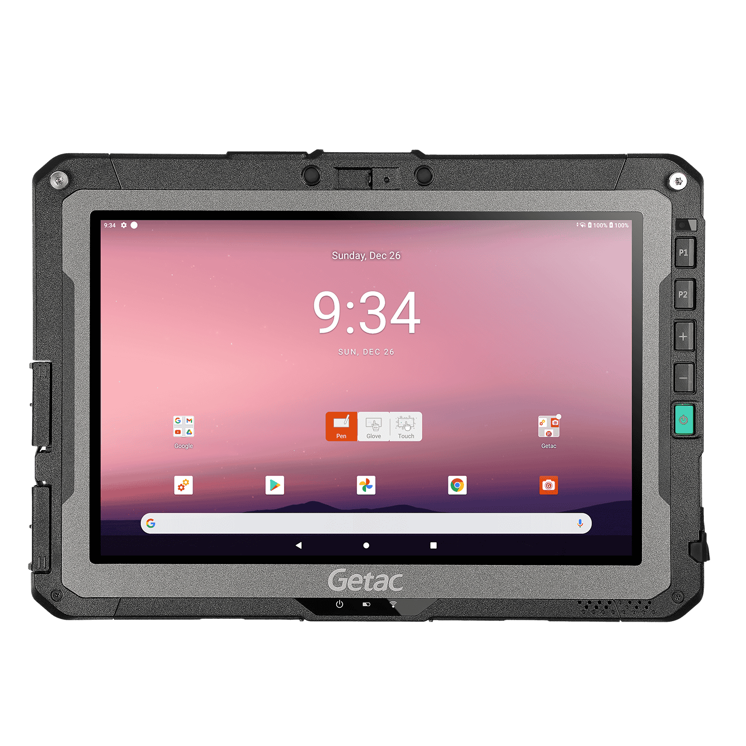Z2A7BXWI5ABC GETAC ZX10, USB, USB-C, BT (5.0), Wi-Fi, NFC, GPS, RFID, Android, GMS