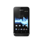 Sony Xperia tipo 8.13 cm (3.2") Single SIM Android 4.0 3G Micro-USB B 0.5 GB 2.9 GB 1500 mAh Black