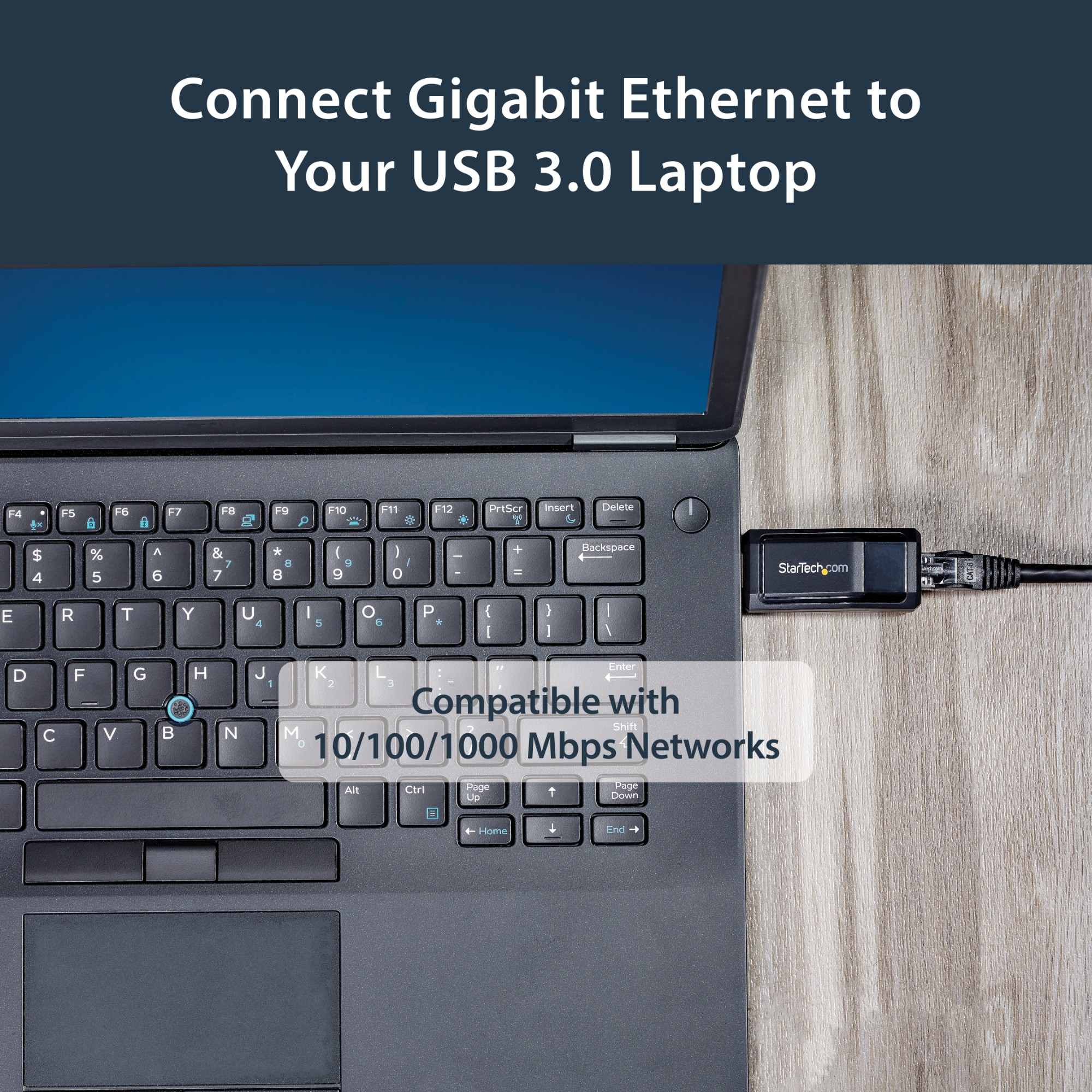 StarTech.com USB 3.0 to Gigabit Ethernet NIC Network Adapter &acirc;&euro;&ldquo; 10/100/1000 Mbps