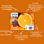 Epson Oranges 33XL Sinaasappelen Claria Premium afzonderlijke zwarte inkt