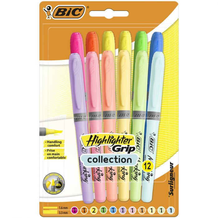 Photos - Pen BIC Highlighter  Adjustable Chisel Tip 992562 