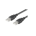 Microconnect USB2.0, M/M, 0.5m USB cable USB A Black  Chert Nigeria