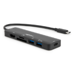 Rocstor Y10A309-B1 interface hub USB Type-C 5000 Mbit/s Black