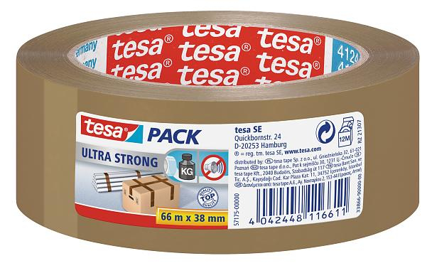 Image of TESA 57175-00000 - Fiberglass mesh joint tape - Brown - 66 m - 38...