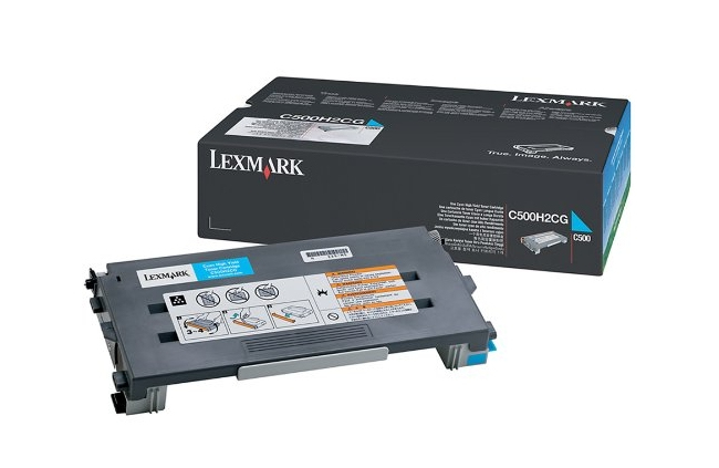 Lexmark C500H2CG Toner cyan, 3K pages/5% for Lexmark C 500