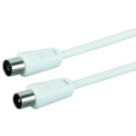 Schwaiger 5.0m IEC - IEC coaxial cable 5 m White