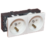 Alantec PZ02B socket-outlet White