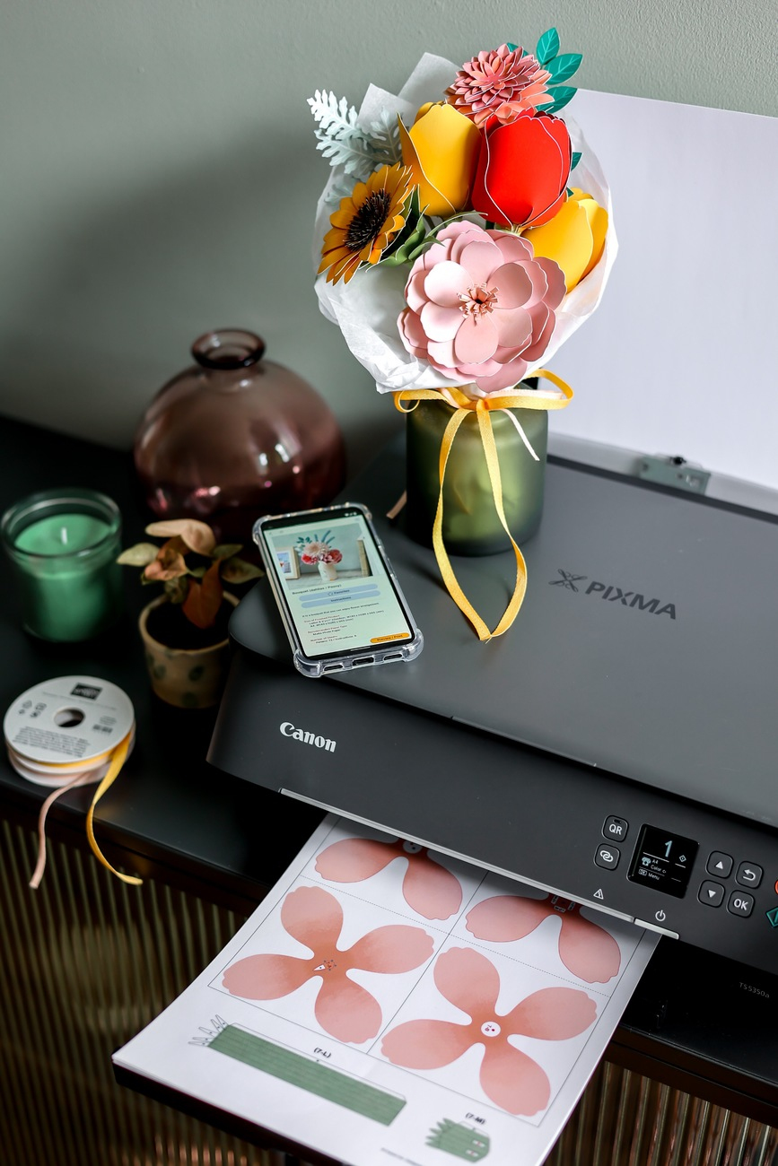 Canon PIXMA TS5350i Wireless Colour 3-in-One Inkjet Photo Printer, Black