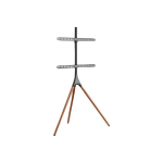 Dacomex S65-600E TV mount/stand 165.1 cm (65") Black, Wood