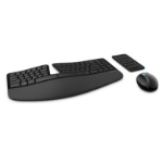 Microsoft Sculpt Ergonomic Desktop keyboard Mouse included Office RF Wireless Black