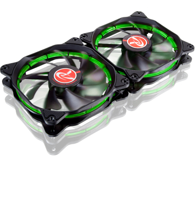 Image of RAIJINTEK AURAS 12 Computer case Fan 12 cm Black