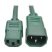 Tripp Lite P005-002-AGN power cable Green 23.6" (0.6 m) C14 coupler C13 coupler