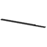 Brateck Plastic Cable Cover - 750mm Straight cable tray Black