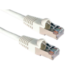Cables Direct Cat6a, 3m networking cable White S/FTP (S-STP)