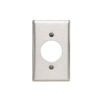 Leviton 84028 wall plate/switch cover Stainless steel