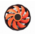 Gembird CPU-HURACAN-X30 computer cooling system Processor Air cooler 12 cm Black, Orange