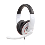 Gembird Stereo headset, glossy white