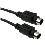 ICIDU S-Video Cable, 5m S-videokabel 2 m S-Video (4-pin) Zwart