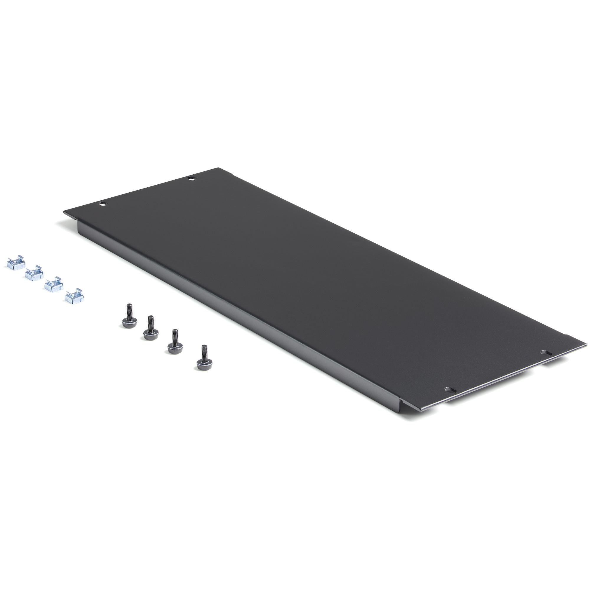 StarTech.com 4U Blank Panel for 19 inch Rack - Rack Mount Blanking Panel for Server/Network Racks, Enclosures & Cabinets - 4RU Rack Filler Panel/Spacer/Plates - Solid Panel - Steel