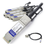 AddOn Networks 2m QSFP+ - 4xSFP+ InfiniBand cable QSFP+ 4xSFP+ Black