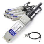 AddOn Networks 2m QSFP+ - 4xSFP+ InfiniBand/fibre optic cable QSFP+ 4xSFP+ Black