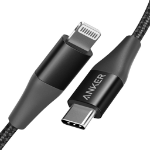 Anker A8653H11 lightning cable 1.8 m Black