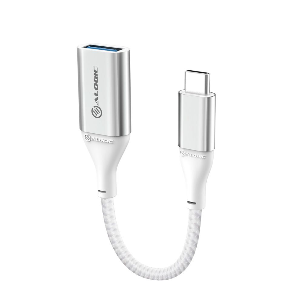 Photos - Cable (video, audio, USB) ALOGIC Super Ultra USB 3.1 USB-C to USB-A Adapter - 15cm - Silver ULCAA-SL 