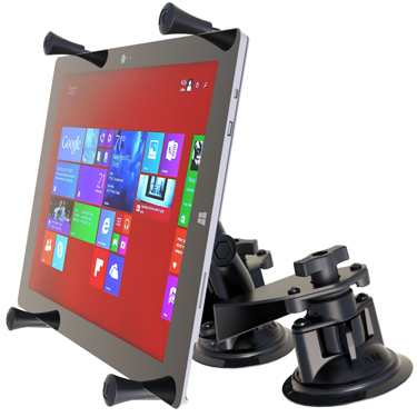 RAM Mounts X-Grip with Twist-Lock Pivot Suction for 12" Tablets