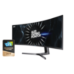 Samsung CRG9 computer monitor 124.5 cm (49") 5120 x 1440 pixels UltraWide Dual Quad HD LED Black