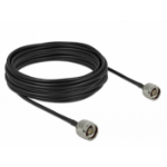 DeLOCK 90424 coaxial cable 10 m LMR195 Black, Grey