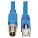 Tripp Lite NM12-6A2-10M-BL Netzwerkkabel Blau Cat6a F/UTP (FTP)