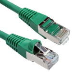 Cables Direct 0.15mtr CAT 6A Green
