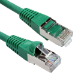Cables Direct 0.15mtr CAT 6A Green