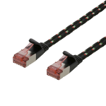 Deltaco UFTP-2312 networking cable Black 1.5 m Cat6a U/FTP (STP)