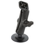 RAM Mounts Flex Adhesive Double Ball Mount with Diamond Plate