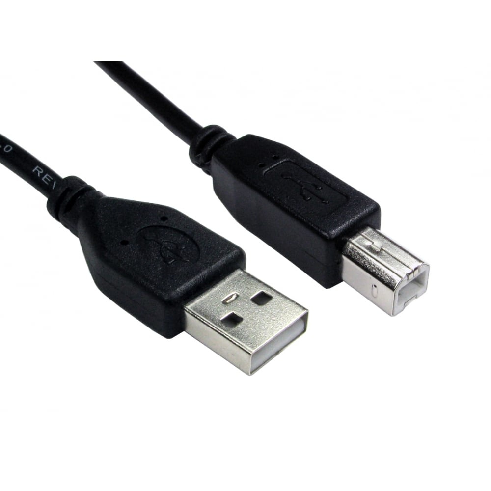 Photos - Cable (video, audio, USB) Cables Direct 99CDL2-101 USB cable 1 m USB 2.0 USB A USB B Black 
