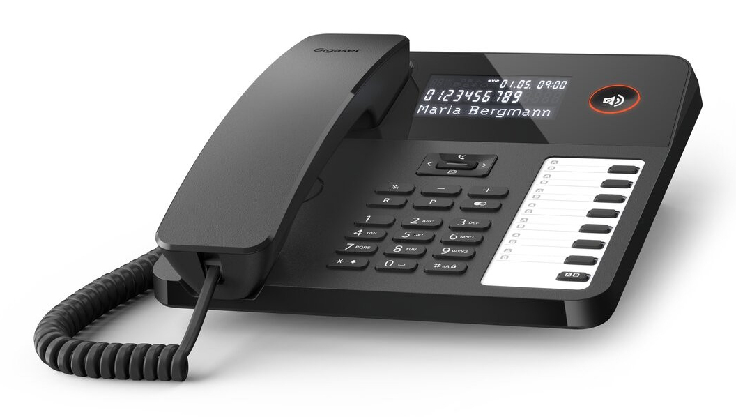 Gigaset DESK 600 Analog telephone Caller ID Black