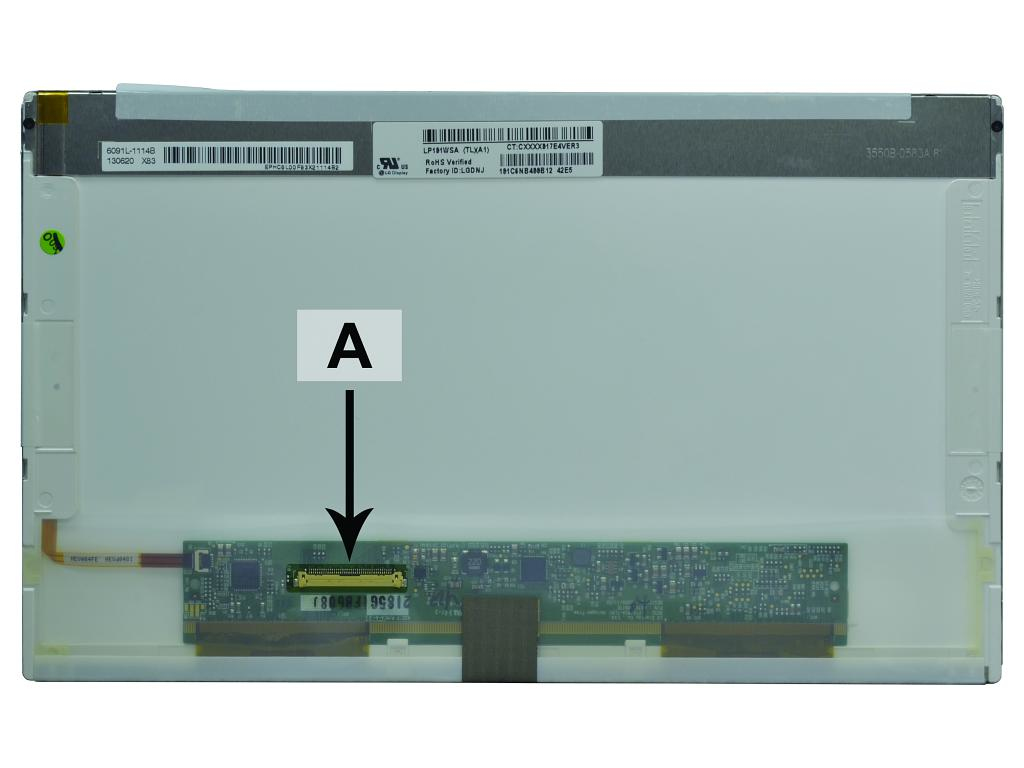 Image of 2-Power 10.1 WSVGA 1024x600 LED Glossy Screen - replaces...