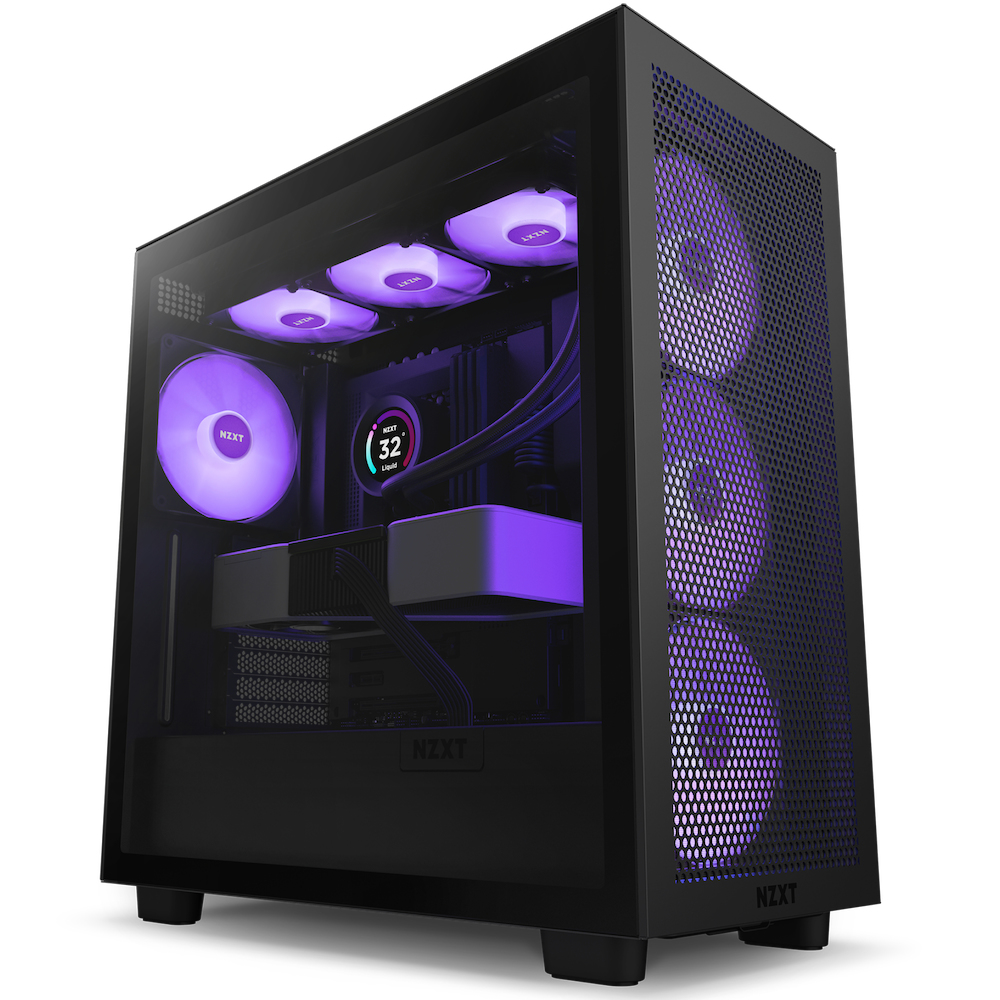 Image of NZXT H7 Flow RGB Midi Tower Black