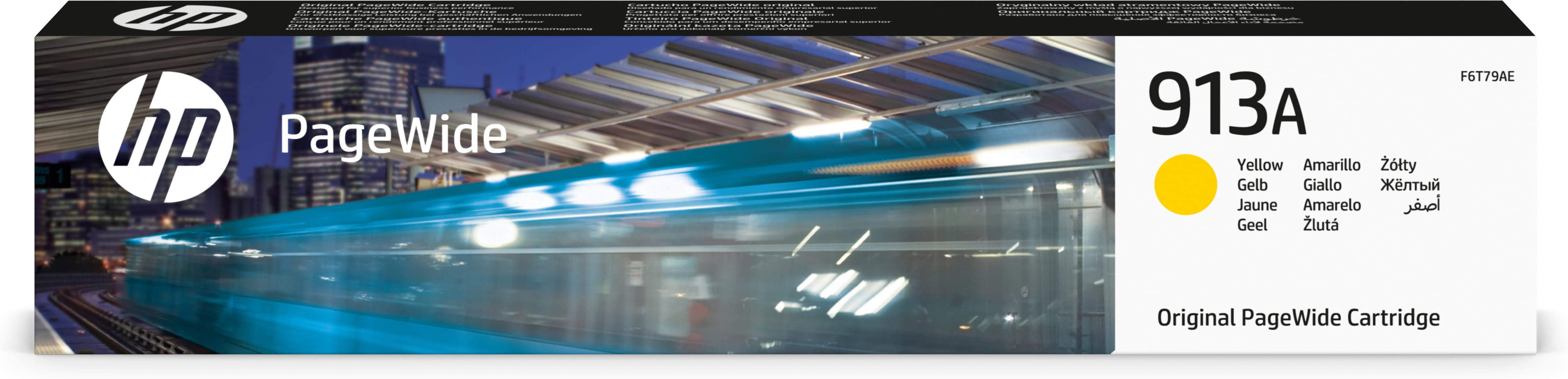 Image of HP F6T79AE/913A Ink cartridge yellow, 3K pages ISO/IEC 24711 38ml...