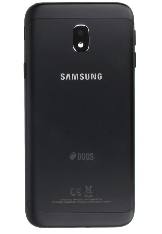 EU Product - Galaxy J3 2017 Back Cover Duos Black thumbnail