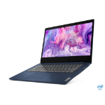 Lenovo IdeaPad 3 14IIL05 Intel® Core™ i3 i3-1005G1 Laptop 35.6 cm (14") Full HD 4 GB DDR4-SDRAM 128 GB SSD Wi-Fi 6 (802.11ax) Windows 10 Home in S mode English Blue