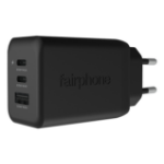 Fairphone ACCHAR-404-WW1 oplader voor mobiele apparatuur Universeel Zwart AC Snel opladen Binnen