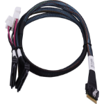 Microchip Technology 2305500-R Serial Attached SCSI (SAS) cable 0.8 m Black, Multicolour