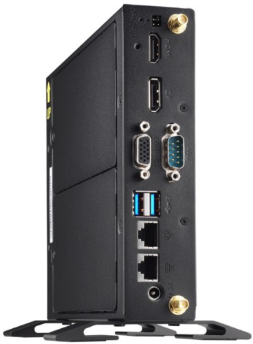 Shuttle XPС slim DS10U 1.3L sized PC Black Intel SoC BGA 1528 4205U 1.8 GHz